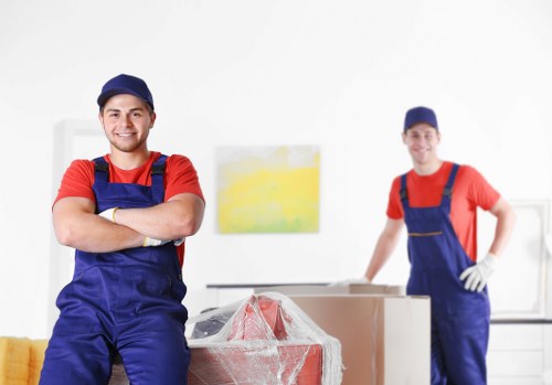 Commercial movers planning a business relocation in The Hyde