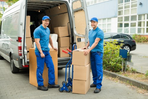 Business move logistics with loading and access considerations in The Hyde
