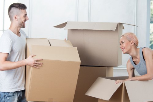 Commercial removals support for a local business move in The Hyde